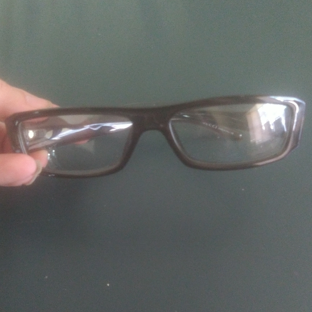 Black Rectangular Eyeglasses - image 1